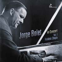 Jorge Bolet in Concert: Vol. 1 Chopin CD cover