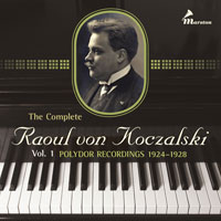 The Complete Raoul von Koczalski vol. 1 CD cover